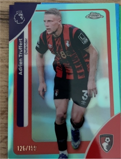 2026 Topps Chrome Premier League #10 Adrien Truffert — front