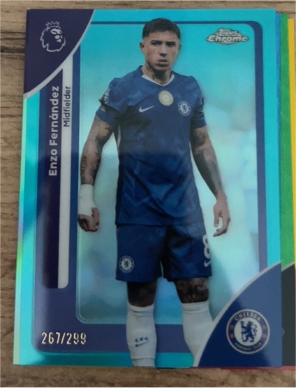 2025 Topps Chrome Premier League #66 Enzo Fernández — front