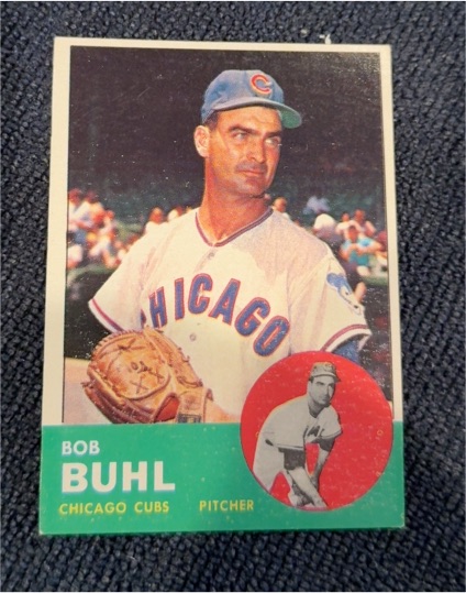 1963 Topps #175 Bob Buhl — front