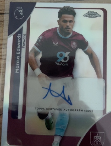 2026 Topps Chrome Premier League #CA-ME Marcus Edwards — front