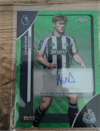 2026 Topps Chrome Premier League #99 Lewis Hall — front