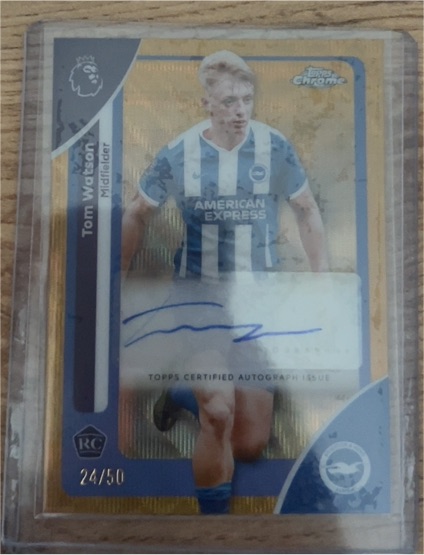 2026 Topps Chrome Premier League #CA-TW Tom Watson — front