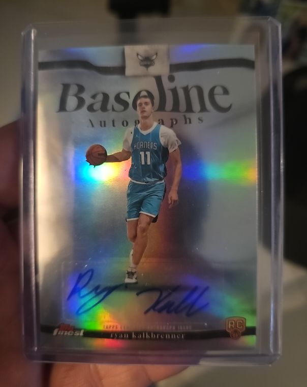 2025 Topps Finest Baseline Autographs #BA-RK Ryan Kalkbrenner — front