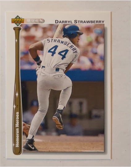 1992 Upper Deck #HR16 Darryl Strawberry Homerun Heroes — front