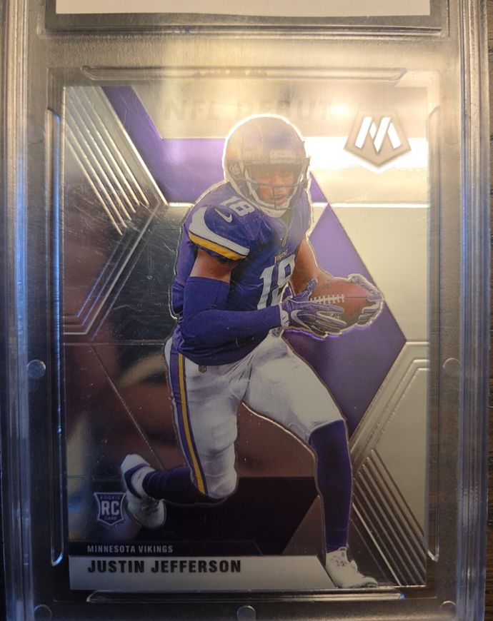 2020 Panini Mosaic #209 Justin Jefferson — front