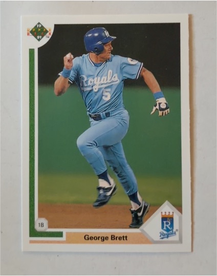 1991 Upper Deck #525 George Brett — front