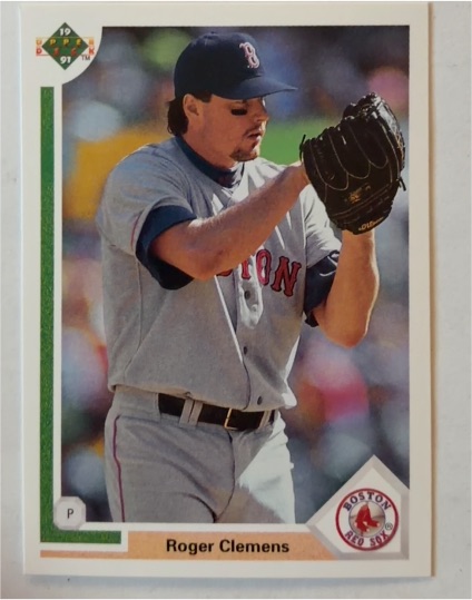 1991 Upper Deck #655 Roger Clemens — front