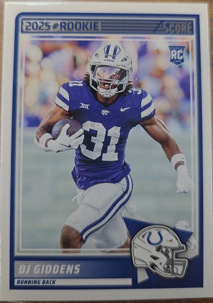 2025 Panini Score #95 DJ Giddens — front