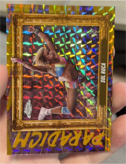 2025 Topps Chrome WWE #PAR-SOL Sol Ruca Paradigm Insert — front