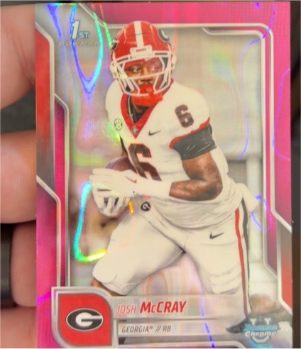 2025 Bowman Chrome #173 Josh McCray — front
