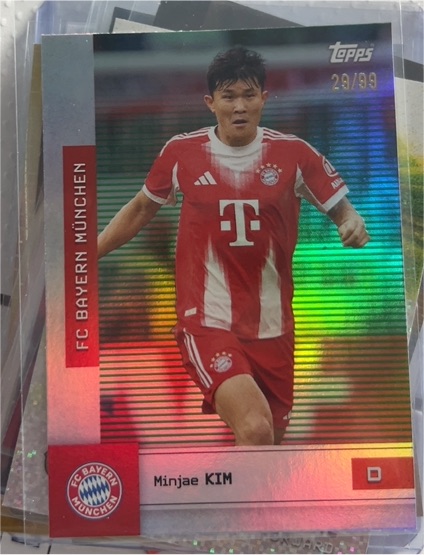 2025 Topps UEFA Club Competitions #29/99 Minjae Kim — front