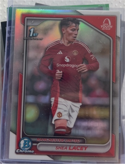 2024-25 Topps Chrome UEFA Youth 1st Bowman #BU-SL Shea Lacey — front