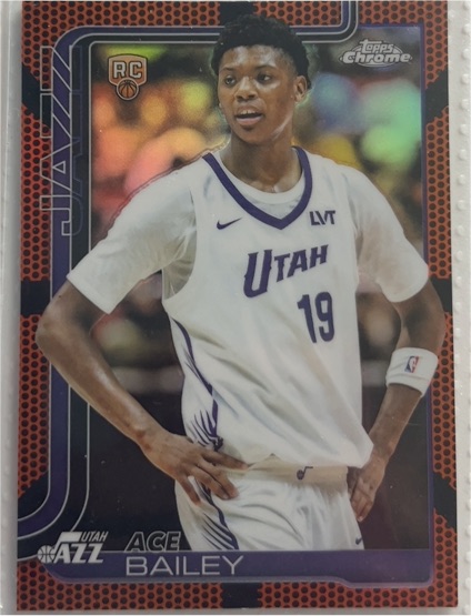 2025 Topps Chrome #255 Ace Bailey — front