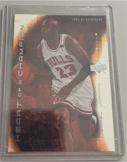 2003-04 Upper Deck Hardcourt Heart of a Champion #MJ4 Michael Jordan — front