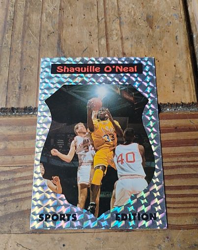 1992 Sports Edition #NNO Shaquille O'Neal Promo — front