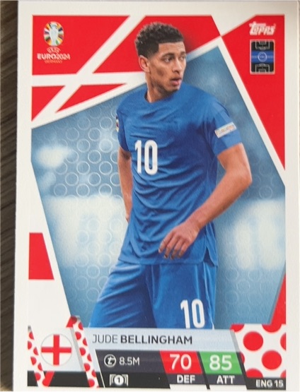 Topps Euro 2024 Match Attax #ENG15 Jude Bellingham — front
