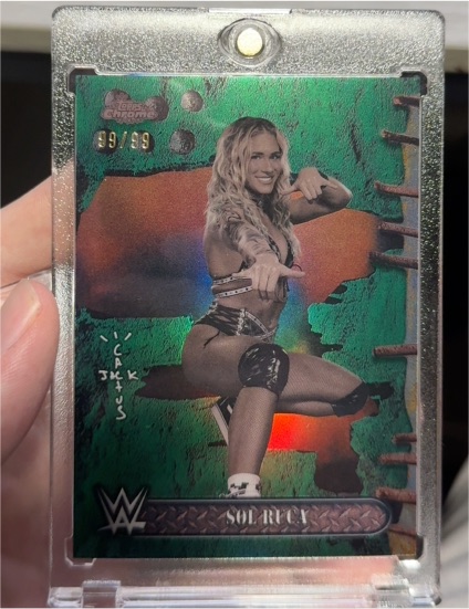 2025 Topps Chrome WWE x Cactus Jack #93 Sol Ruca — front