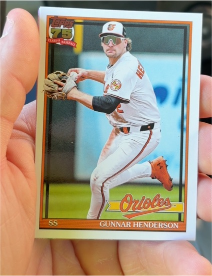 2026 Topps Series 1 #T91-49 Gunnar Henderson — front