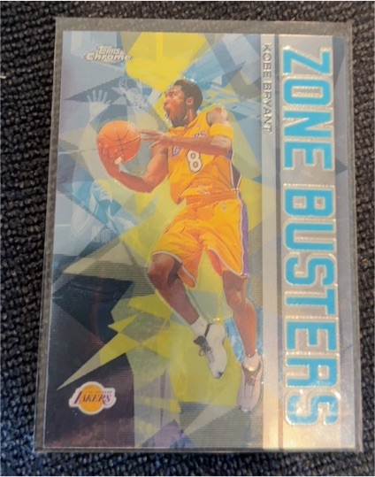 2002-03 Topps Chrome #ZB8 Kobe Bryant Zone Busters — front