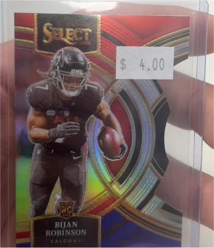 2023 Panini Select Premier Level #180 Bijan Robinson — front