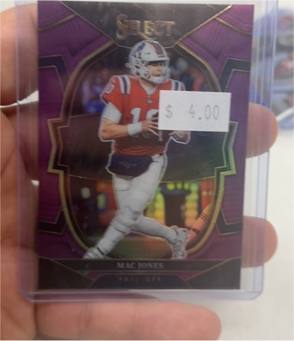 2022 Panini Select Concourse Purple Prizm #92 Mac Jones — front