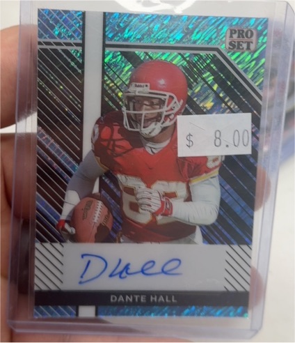 1993 Pro Set #8 Dante Hall — front