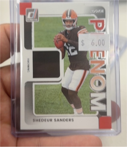 2025 Panini Donruss Rookie Phenom Jerseys #RPJ-SSS Shedeur Sanders — front