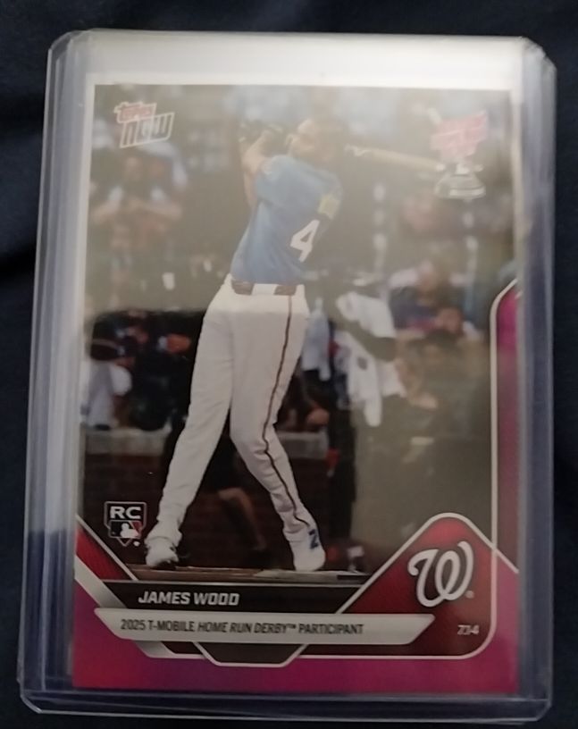 2025 Topps Now Home Run Derby #HRD-1 James Wood — front