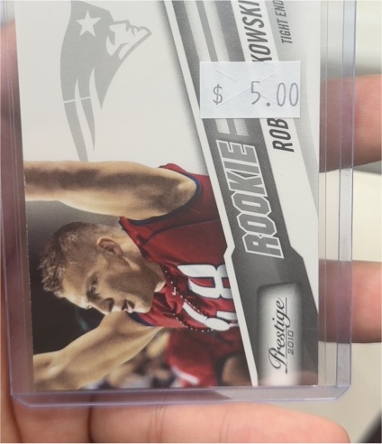 2010 Panini Prestige #283 Rob Gronkowski Rookie Card — front