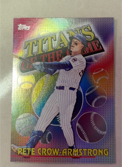 2026 Topps Series 1 #TOG-13 Pete Crow-Armstrong Titans Of The Game — front