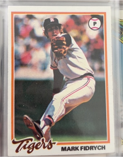 1978 Topps #45 Mark Fidrych — front