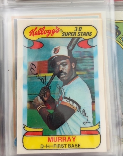 1978 Kellogg's 3-D Super Stars #25 Eddie Murray — front