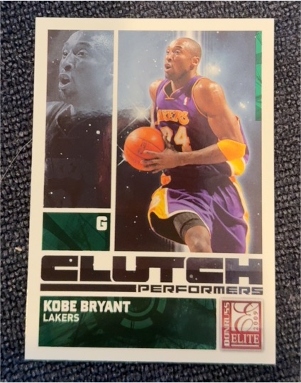 2009-10 Donruss Elite #5 Kobe Bryant Clutch Performers Green Parallel — front