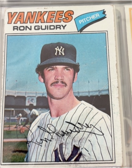 1977 Topps #656 Ron Guidry — front