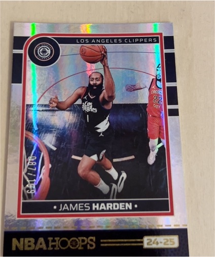 2024-25 Panini NBA Hoops #202 James Harden — front