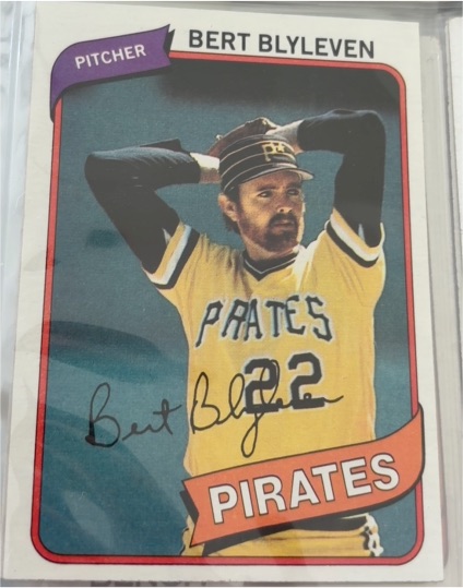 1980 Topps #457 Bert Blyleven — front
