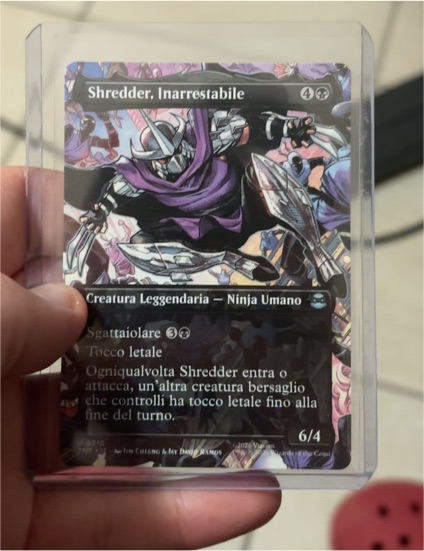 2026 Magic: The Gathering #0210 Shredder, Unrelenting — front