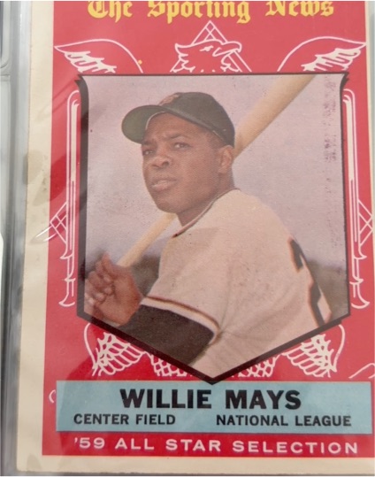 1959 Topps #563 Willie Mays All Star — front