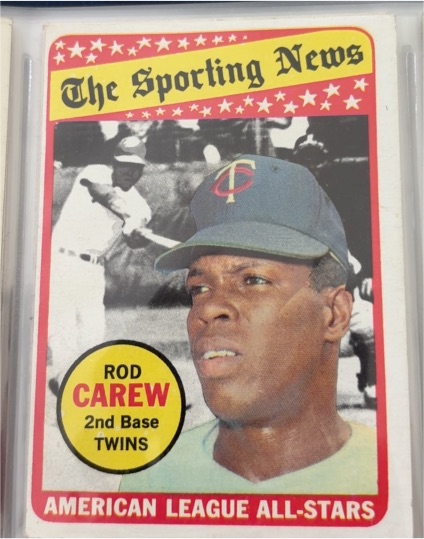 1969 Topps #419 Rod Carew — front