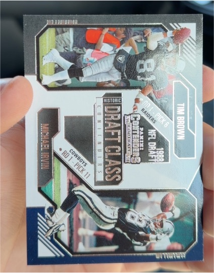 2024 Panini Contenders Historic Draft Class #10 Tim Brown — front
