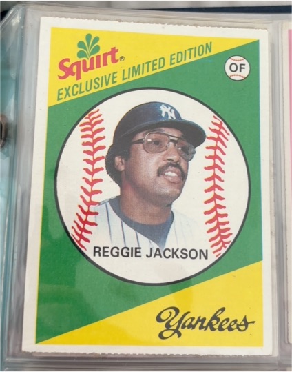 1981 Topps Squirt #5 Reggie Jackson — front