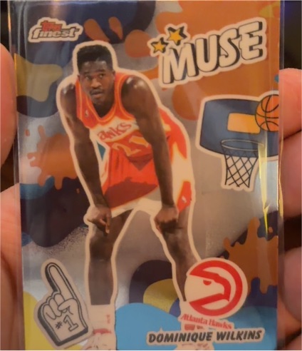 2025-26 Topps Finest #M-21 Dominique Wilkins Muse — front
