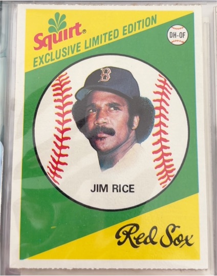 1981 Topps Squirt Exclusive Limited Edition #7 Jim Rice — front