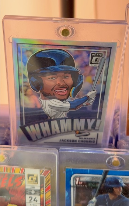 2025 Panini Donruss Optic #6 Jackson Chourio Whammy! — front