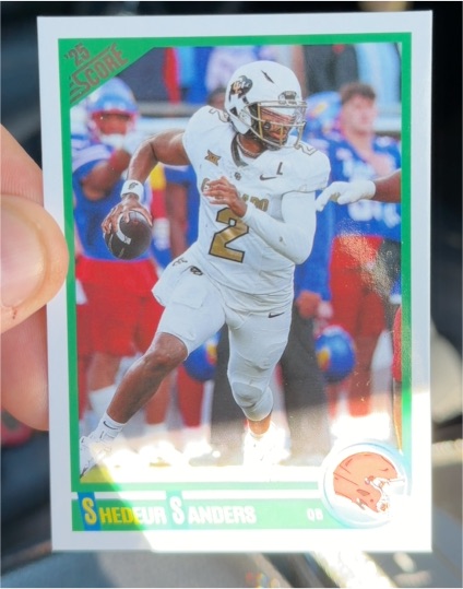 2025 Panini Score Anniversary Rookie #2 Shedeur Sanders — front