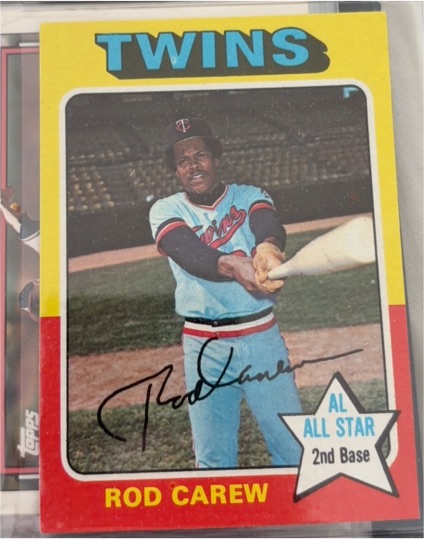 1975 Topps #600 Rod Carew — front