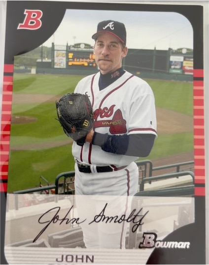 2005 Bowman #41 John Smoltz — front