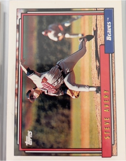 1992 Topps #574 Steve Avery — front