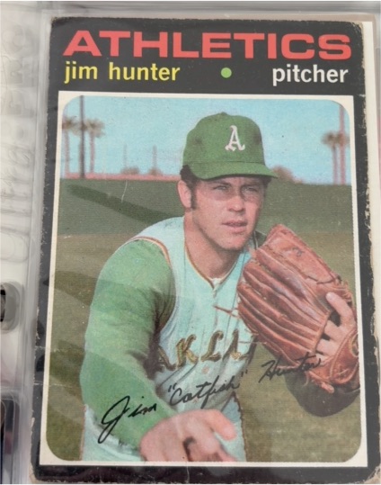 1971 Topps #45 Jim Hunter — front
