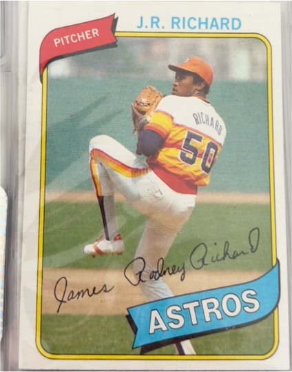 1980 Topps #50 J.R. Richard Houston Astros — front